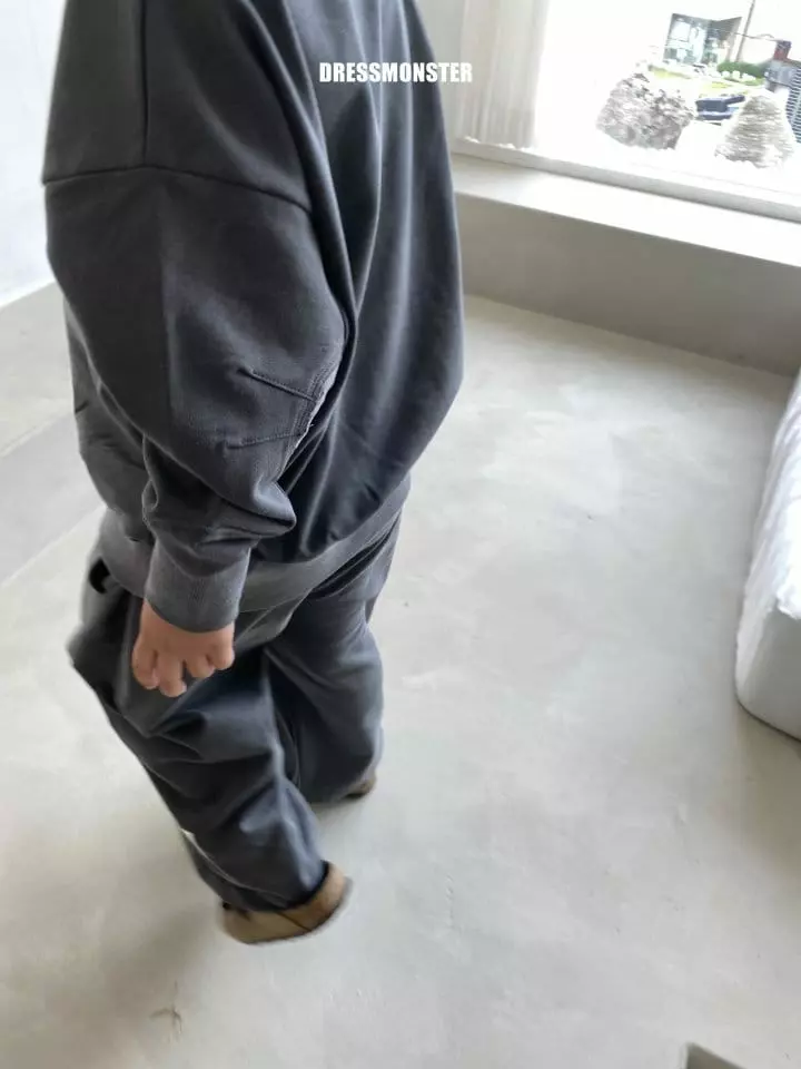 Dress Monster - Korean Junior Fashion - #littlefashionista - Pigment Ellbo Sweatshirt - 2