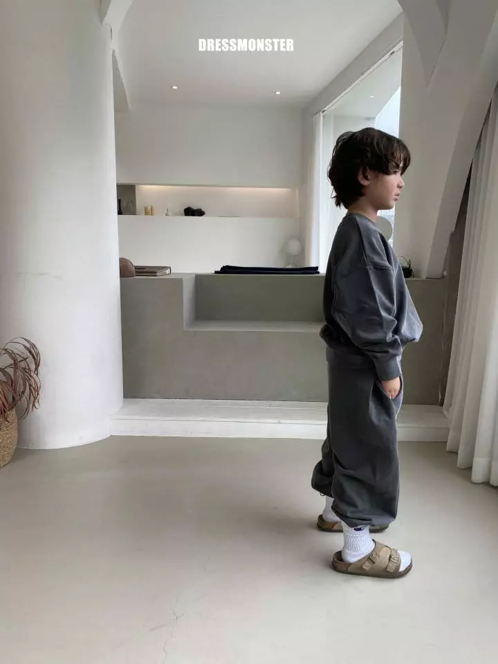 Dress Monster - Korean Junior Fashion - #magicofchildhood - Pigment Ellbo Sweatshirt - 4