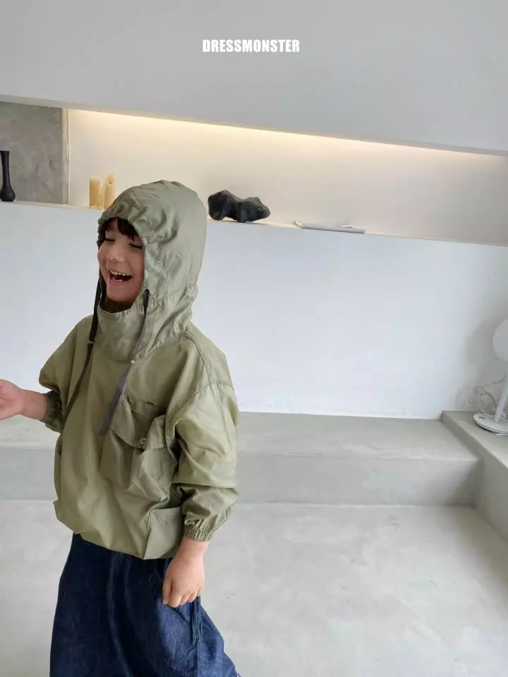 Dress Monster - Korean Junior Fashion - #minifashionista - Lip Star Anorak - 4