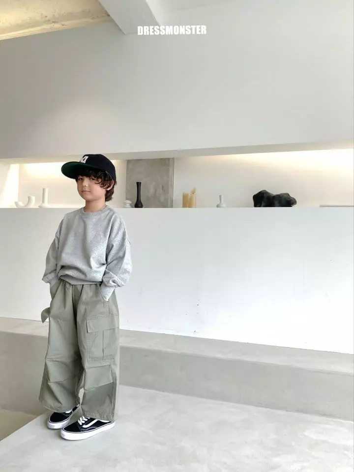Dress Monster - Korean Junior Fashion - #stylishchildhood - Pigment Ellbo Sweatshirt - 8