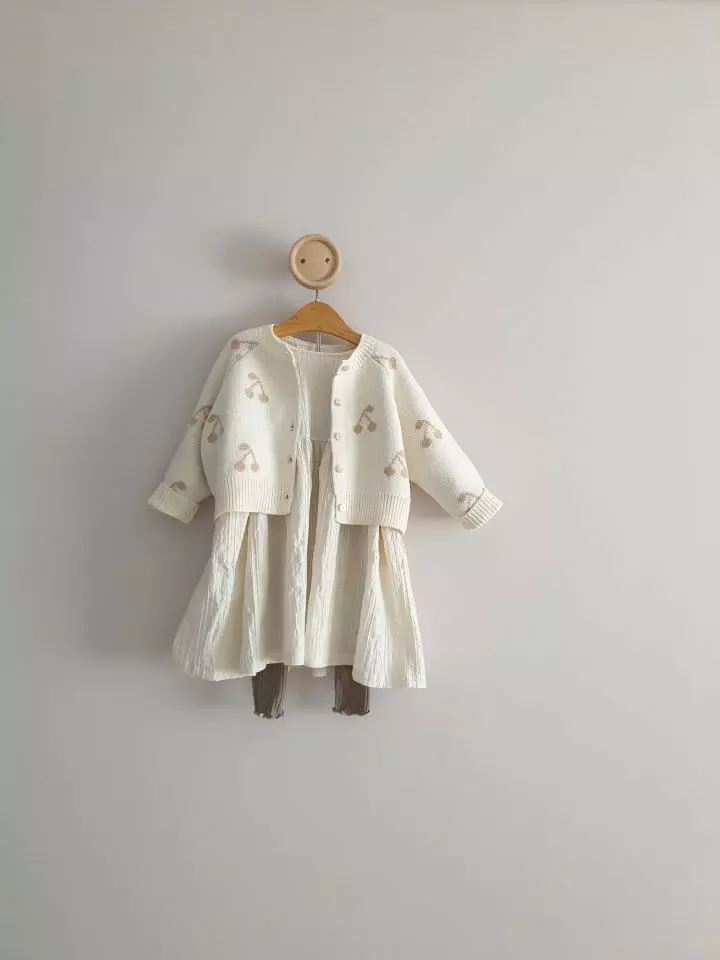 Eclair - Korean Children Fashion - #discoveringself - Cherry Cardigan - 9