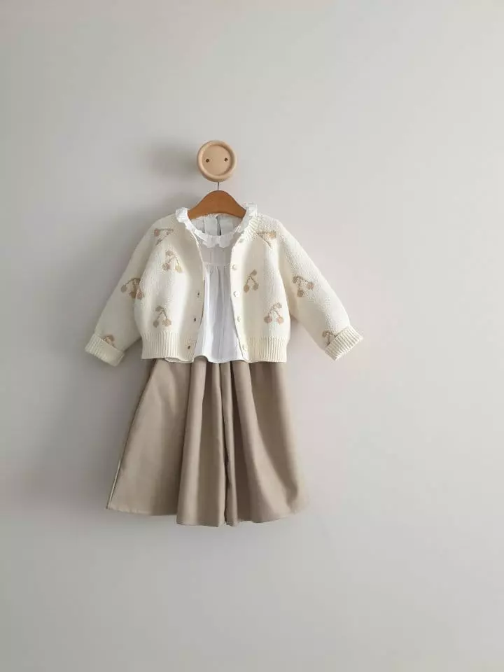 Eclair - Korean Children Fashion - #fashionkids - Cherry Cardigan - 10