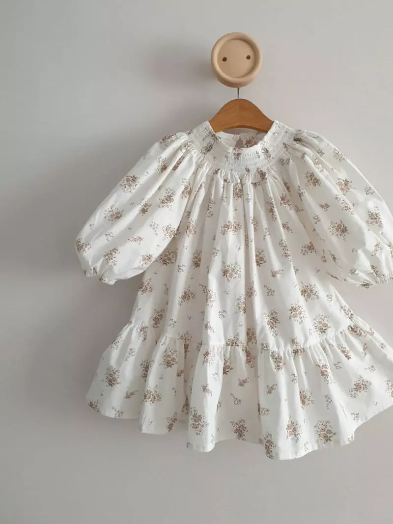 Eclair - Korean Children Fashion - #magicofchildhood - Rose One-piece