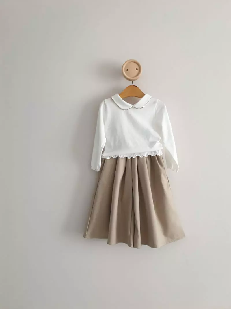 Eclair - Korean Children Fashion - #minifashionista - Collar Tee - 2