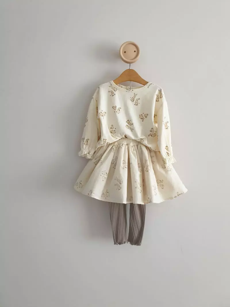 Eclair - Korean Children Fashion - #toddlerclothing - Rabbit Tee - 9