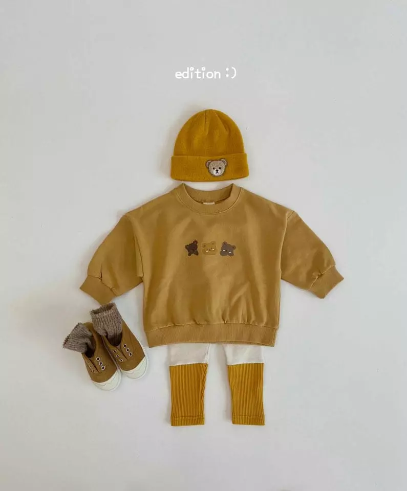 Edition - Korean Children Fashion - #kidzfashiontrend - Bbogle Bear Leggings Set - 3