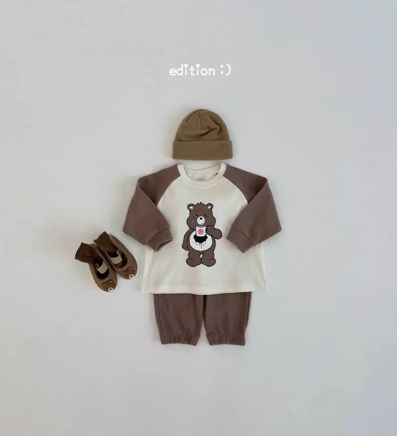 Edition - Korean Children Fashion - #magicofchildhood - Waffle Bear Set - 4