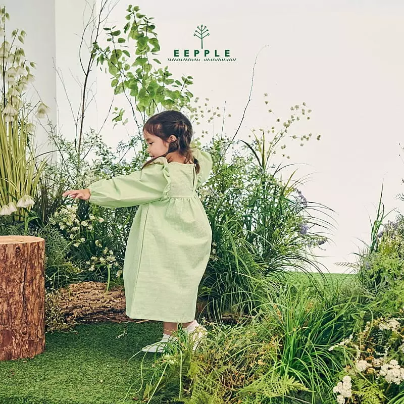 Eepple - Korean Children Fashion - #Kfashion4kids - Check Frill One-piece - 9