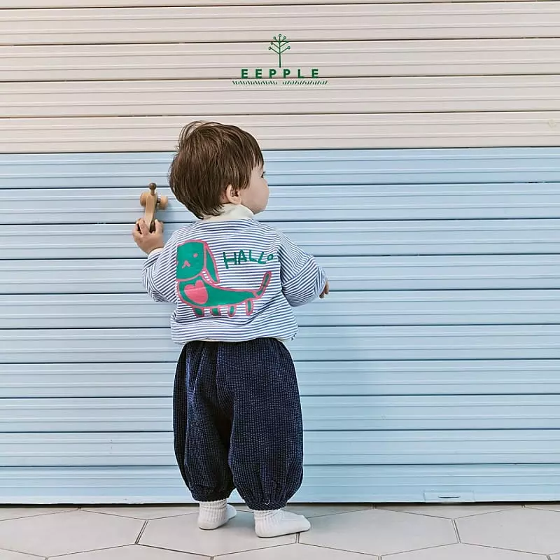 Eepple - Korean Children Fashion - #kidzfashiontrend - Hallo Stripes Jumper - 3