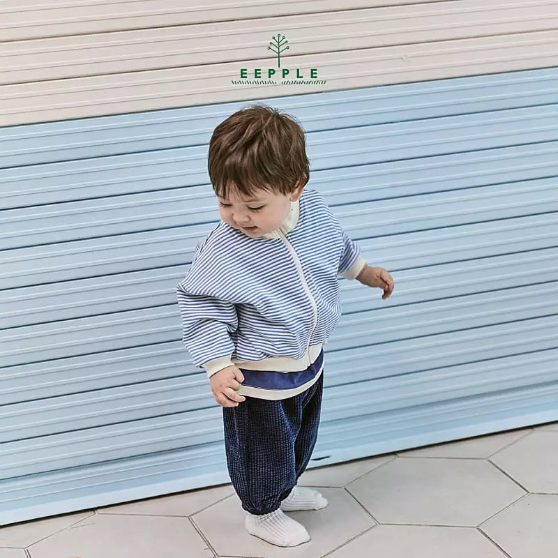Eepple - Korean Children Fashion - #prettylittlegirls - Hallo Stripes Jumper - 8