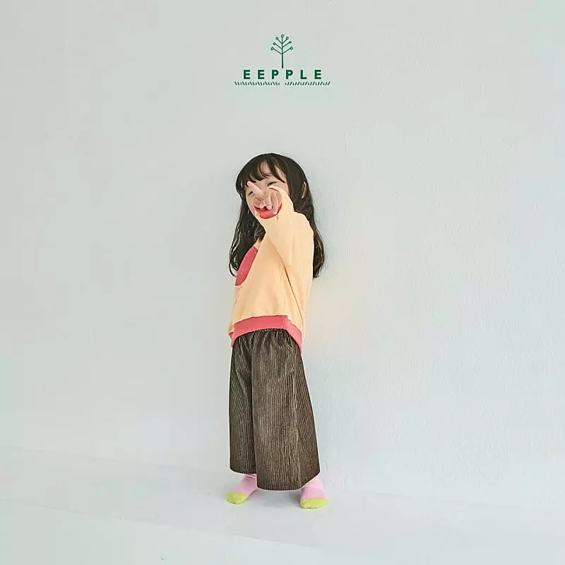 Eepple - Korean Children Fashion - #prettylittlegirls - Rib Wide Pants - 4