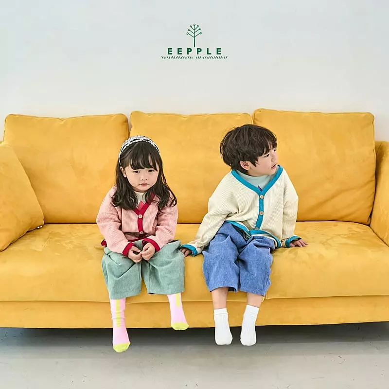 Eepple - Korean Children Fashion - #toddlerclothing - Heart Waffle Cardigan - 9