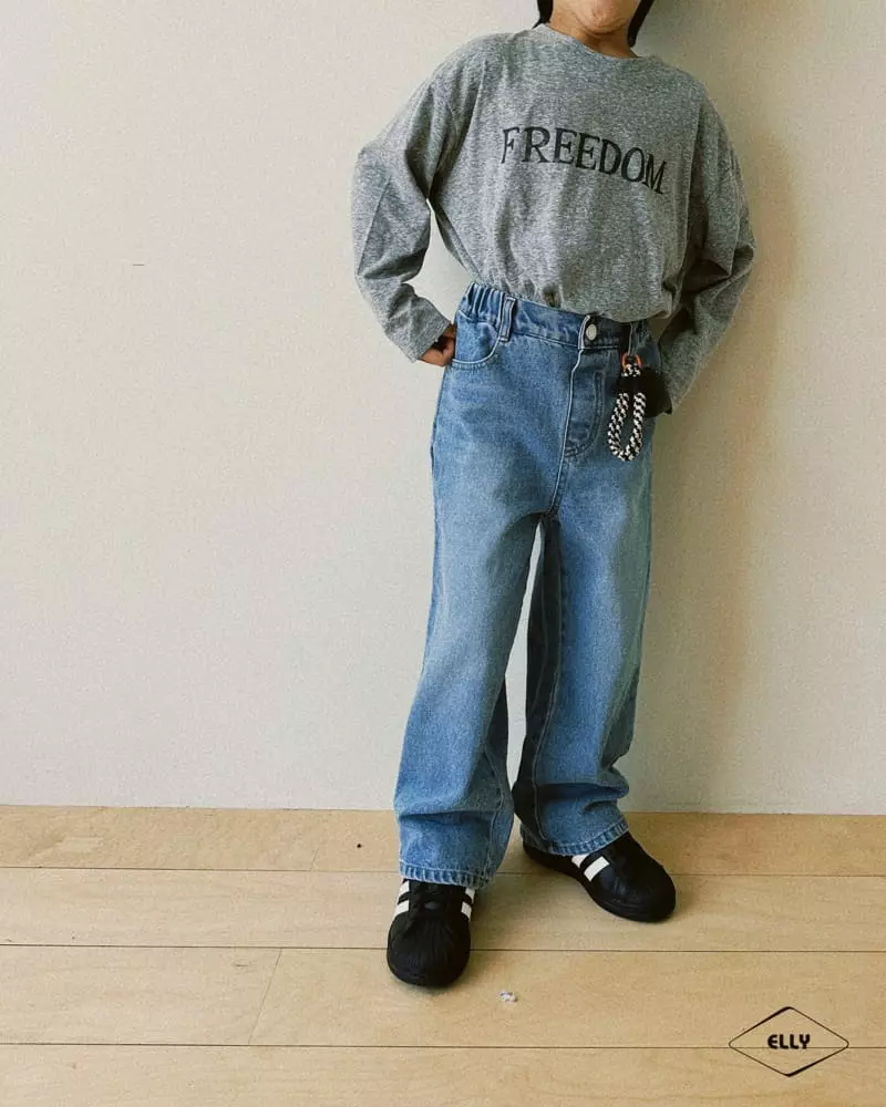 Ellymolly - Korean Children Fashion - #Kfashion4kids - Cat Washing Jeans - 9