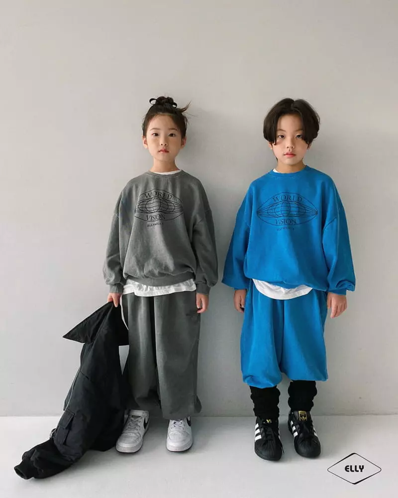 Ellymolly - Korean Children Fashion - #childofig - World Dyeing Pants - 9
