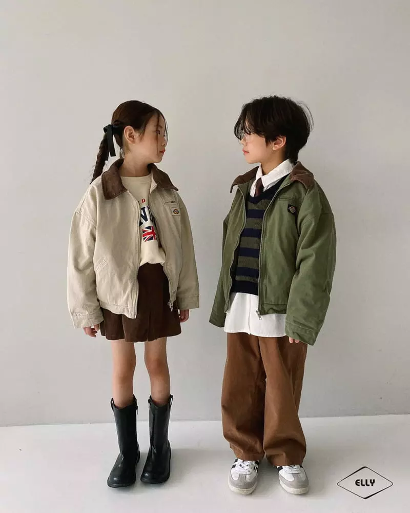 Ellymolly - Korean Children Fashion - #childrensboutique - Soft Color Jacket - 3
