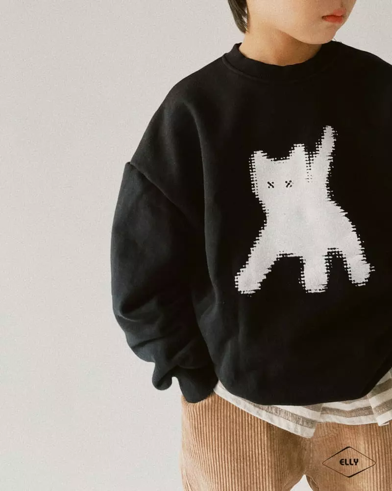 Ellymolly - Korean Children Fashion - #childofig - Kitty Sweatshirt - 4