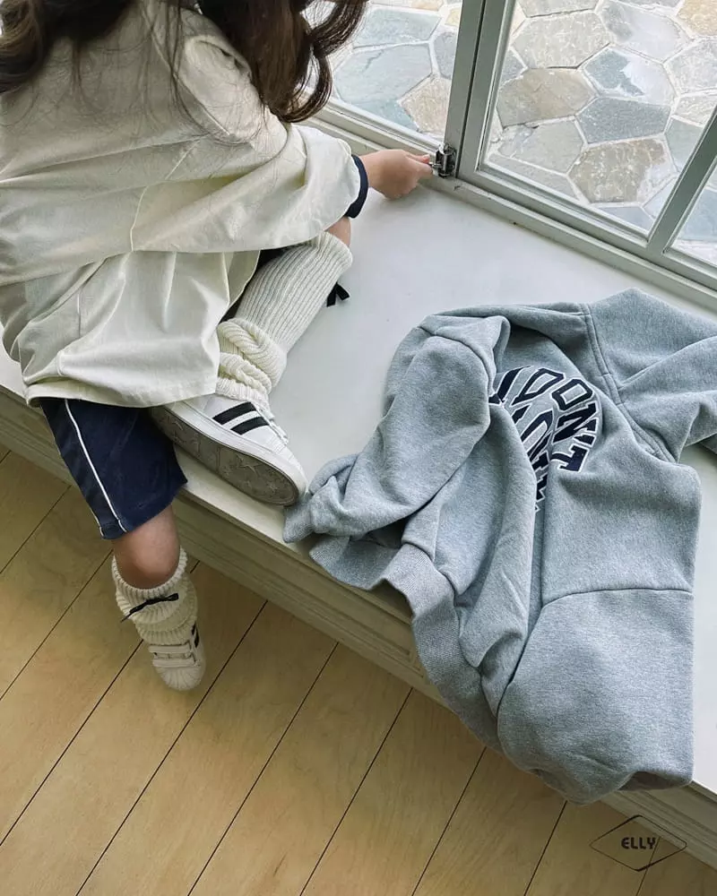 Ellymolly - Korean Children Fashion - #childrensboutique - Half Moon Hoody Zip-up - 11