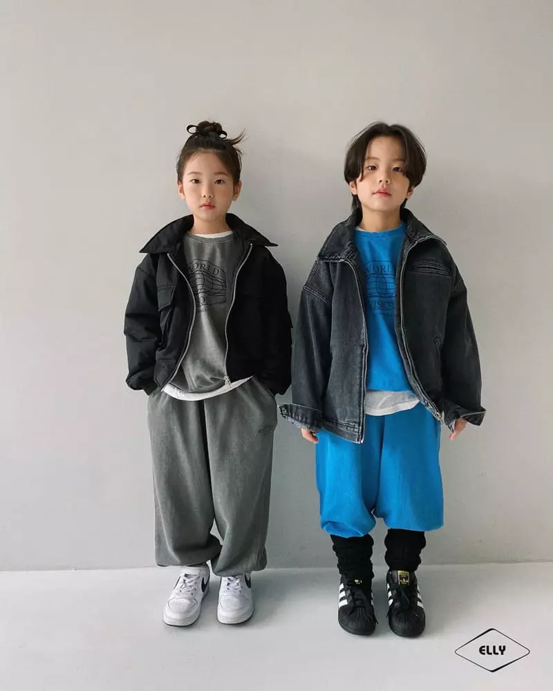 Ellymolly - Korean Children Fashion - #designkidswear - World Dyeing Pants - 11