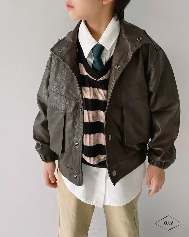 Ellymolly - Korean Children Fashion - #discoveringself - Mild Crop Vest - 11