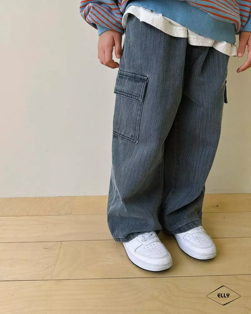 Ellymolly - Korean Children Fashion - #fashionkids - Pigmnet Cargo Pants - 3