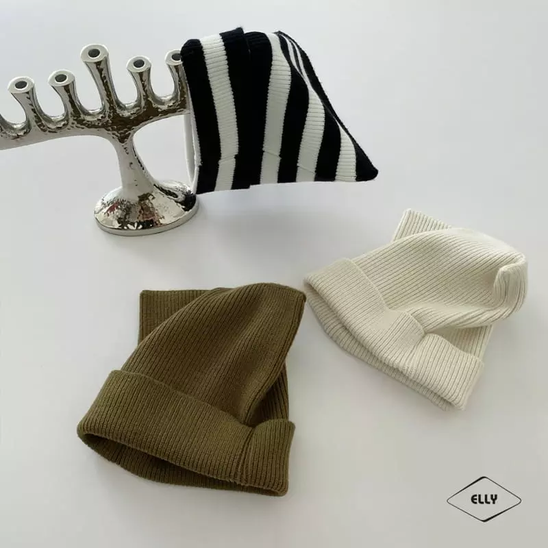 Ellymolly - Korean Children Fashion - #kidzfashiontrend - Elly Knit Square Beanie - 11