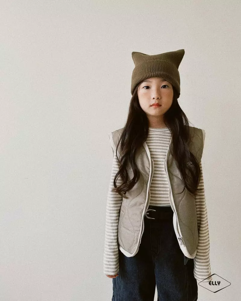 Ellymolly - Korean Children Fashion - #prettylittlegirls - Elly Knit Square Beanie - 2