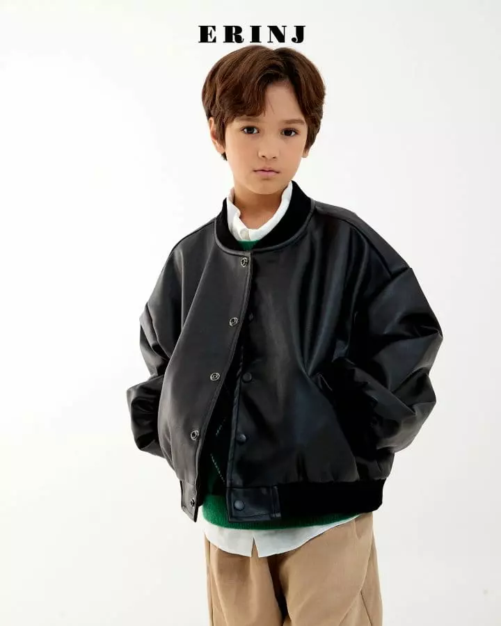 Erin J - Korean Children Fashion - #discoveringself - Leather Jumper - 11