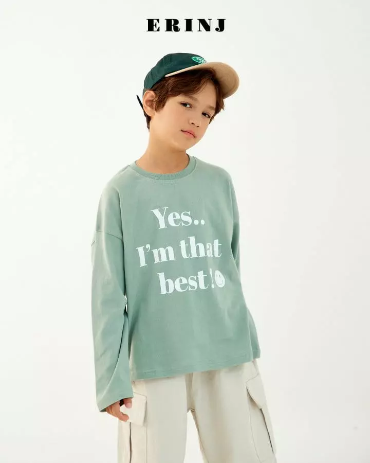 Erin J - Korean Children Fashion - #kidsshorts - Smile Tee