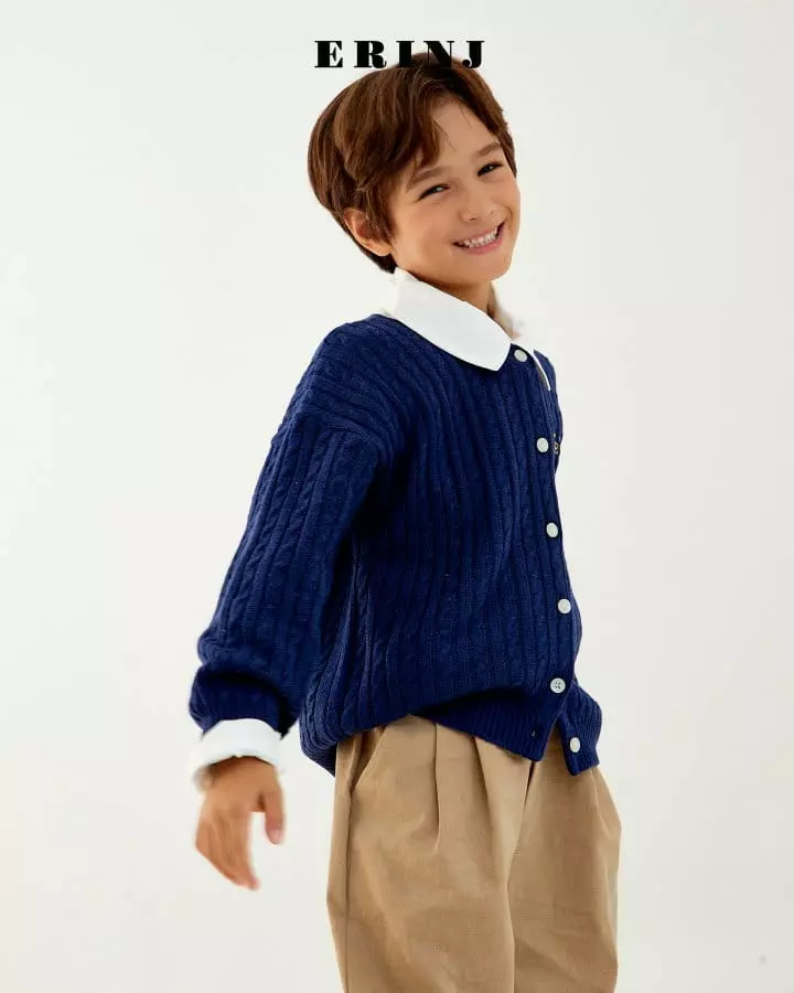Erin J - Korean Children Fashion - #minifashionista - Twist Knir Cardigan - 12