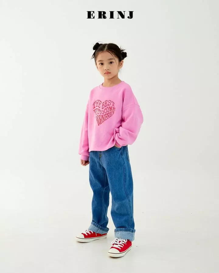 Erin J - Korean Children Fashion - #todddlerfashion - Heart Crop Sweatshirt - 9