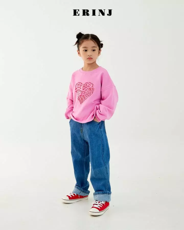 Erin J - Korean Children Fashion - #toddlerclothing - Heart Crop Sweatshirt - 10