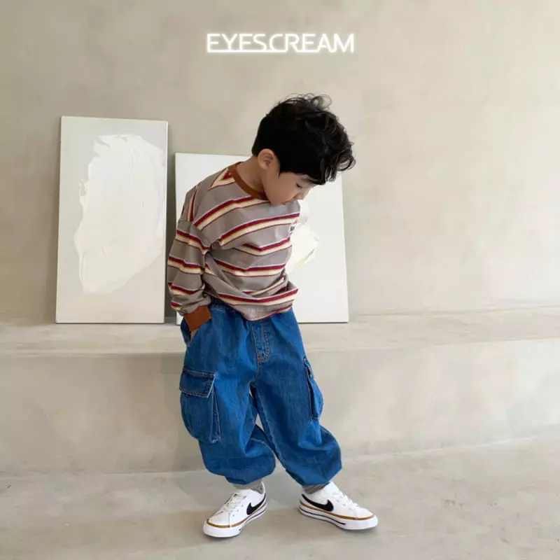 Eyescream - Korean Children Fashion - #kidsstore - F Cargo Jeans - 3