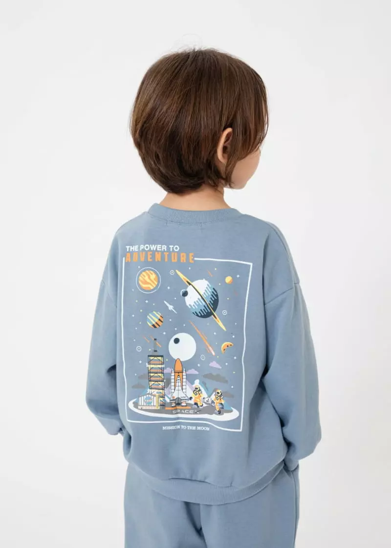 Fashion King - Korean Children Fashion - #Kfashion4kids - Space Top Bottom Set - 3