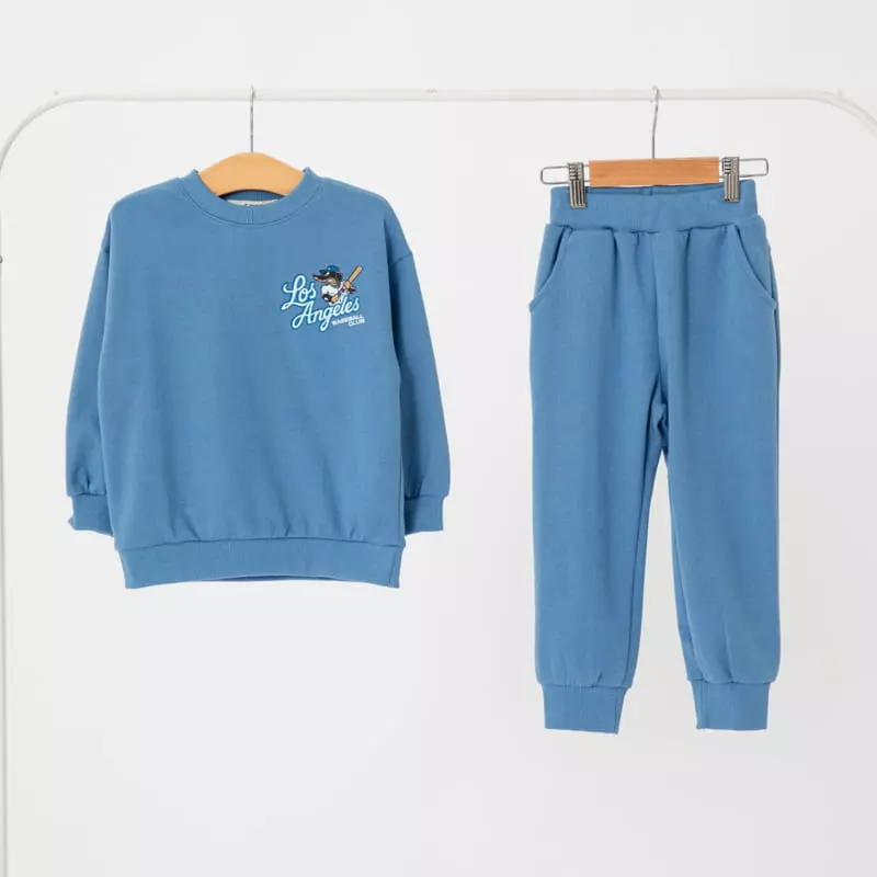 Fashion King - Korean Children Fashion - #childofig - LA Top Bottom Set - 9