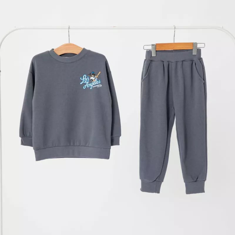 Fashion King - Korean Children Fashion - #designkidswear - LA Top Bottom Set - 11