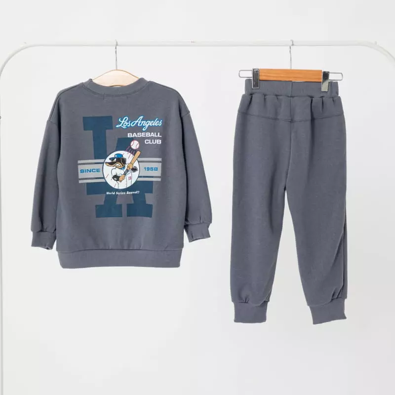 Fashion King - Korean Children Fashion - #discoveringself - LA Top Bottom Set - 12