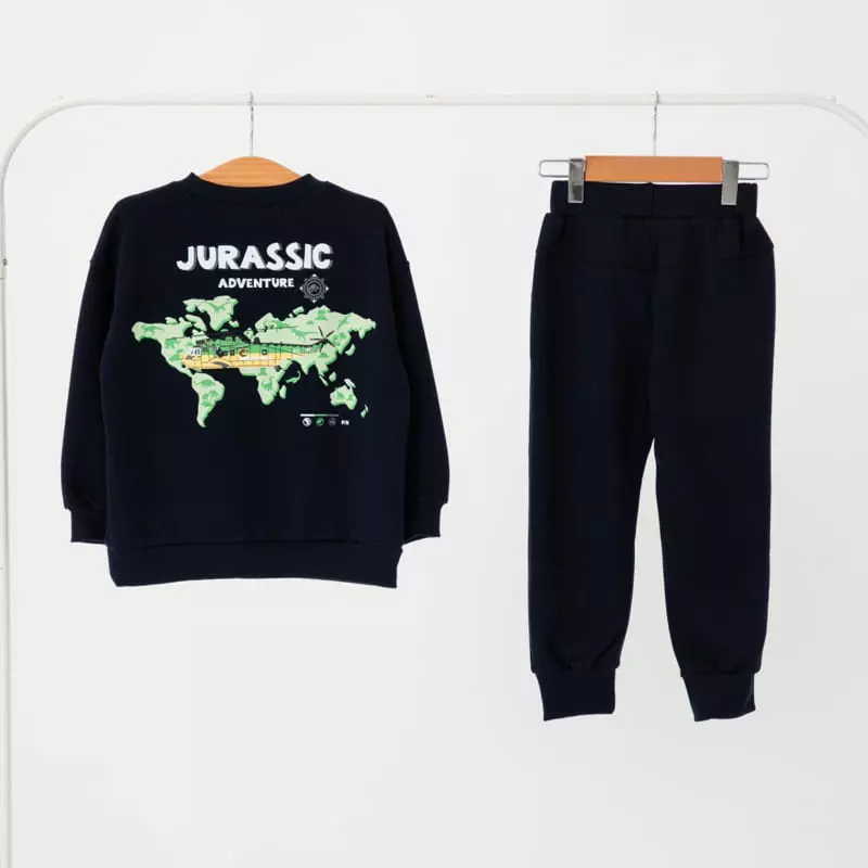 Fashion King - Korean Children Fashion - #discoveringself - Jurrasic World Top Bottom Set - 11