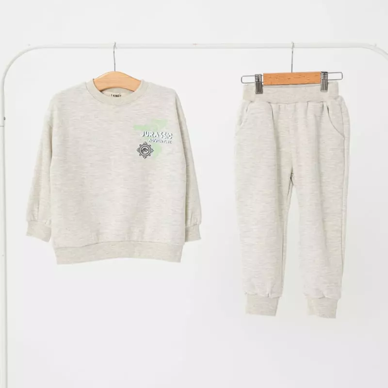 Fashion King - Korean Children Fashion - #fashionkids - Jurrasic World Top Bottom Set - 12
