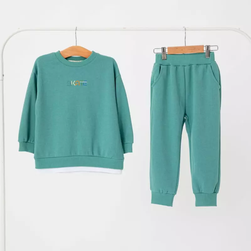 Fashion King - Korean Children Fashion - #kidsshorts - Skete Duck Layered Top Bottom Set - 12