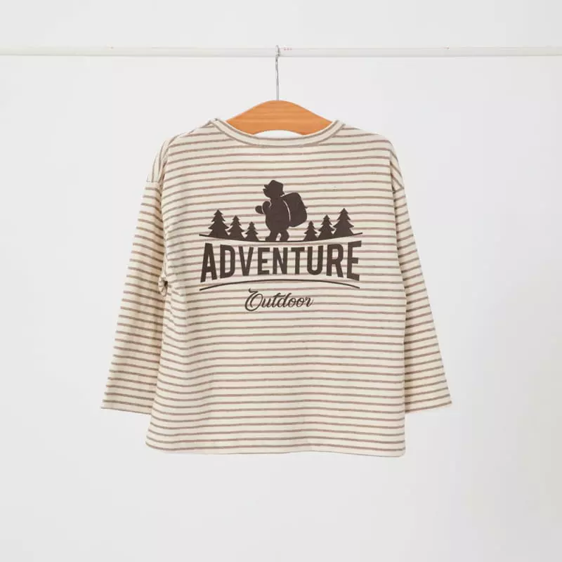 Fashion King - Korean Children Fashion - #kidsshorts - Polar Bear ST Tee - 4