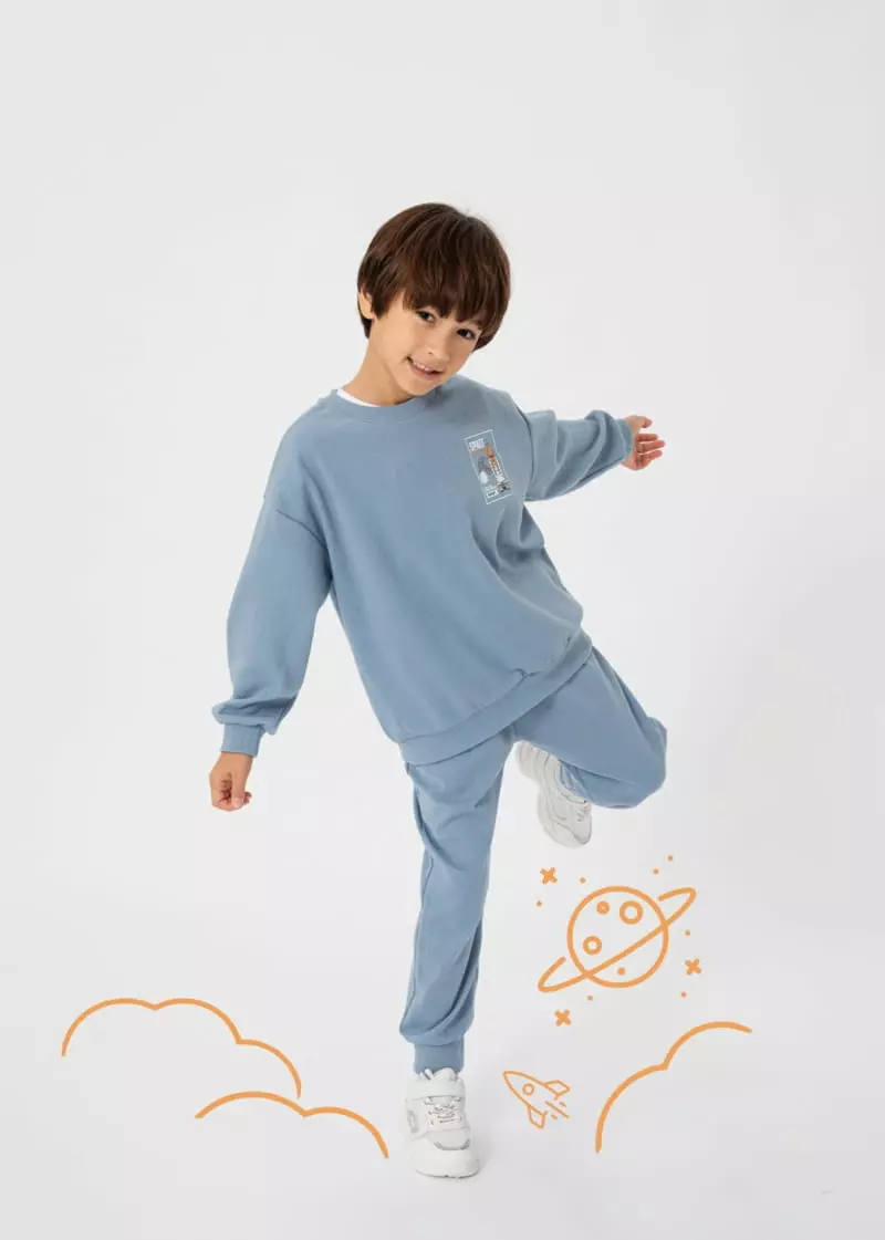 Fashion King - Korean Children Fashion - #kidsstore - Space Top Bottom Set