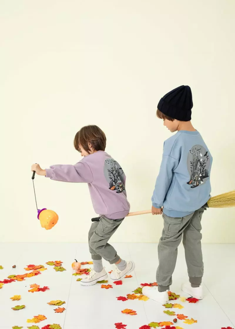 Fashion King - Korean Children Fashion - #kidzfashiontrend - Polar Halloween Sweatshirt - 8