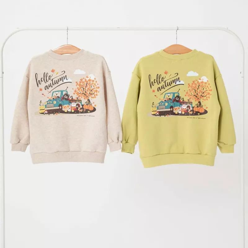 Fashion King - Korean Children Fashion - #kidzfashiontrend - Brown Bear Sweatshirt - 7