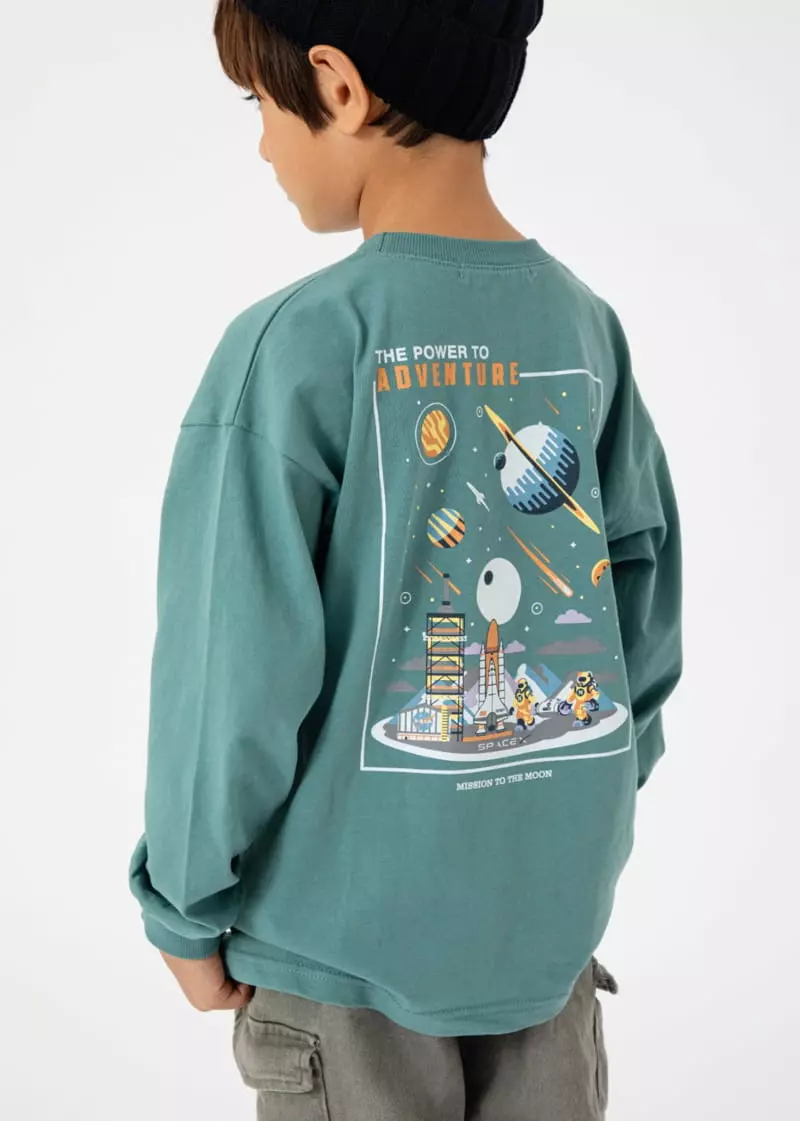 Fashion King - Korean Children Fashion - #magicofchildhood - Space Tee - 6