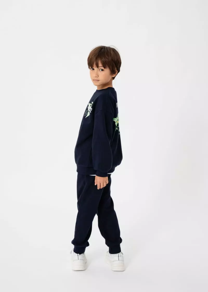 Fashion King - Korean Children Fashion - #minifashionista - Jurrasic World Top Bottom Set - 4