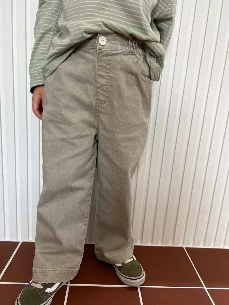 Fine-Studio - Korean Children Fashion - #childrensboutique - Pigment Jeans - 8