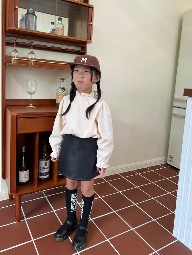 Fine-Studio - Korean Children Fashion - #childrensboutique - Leather Shorts - 7