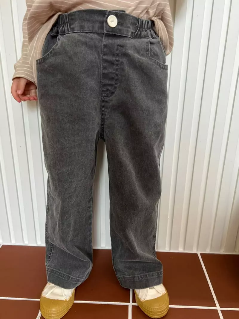 Fine-Studio - Korean Children Fashion - #discoveringself - Pigment Jeans - 10