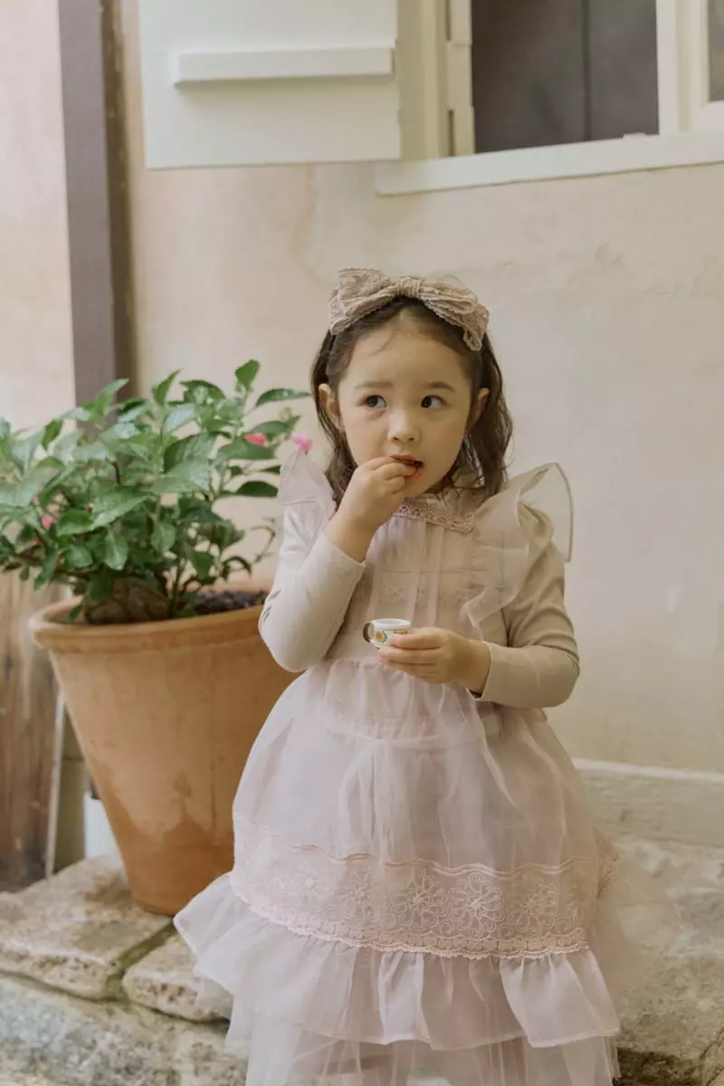 Flo - Korean Baby Fashion - #babyfever - Sier Lace Hairband - 4