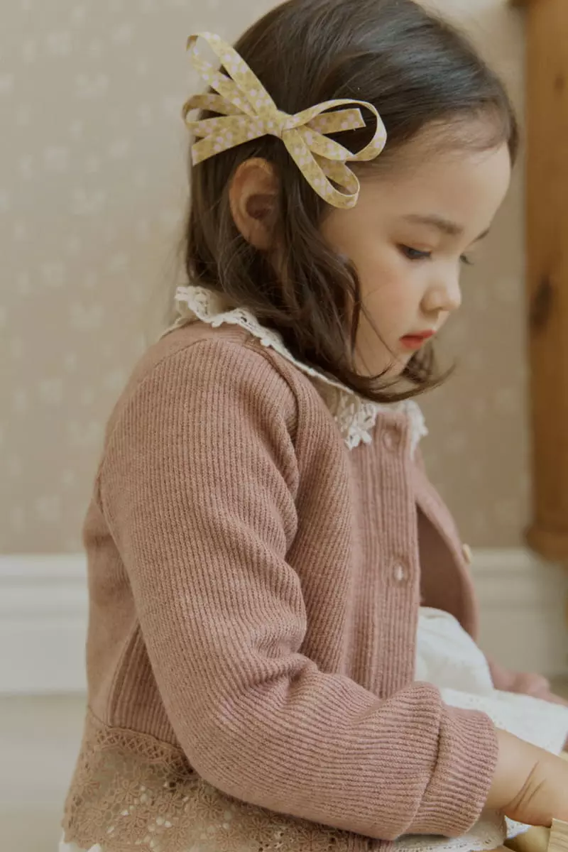 Flo - Korean Baby Fashion - #babyoninstagram - Shine Ribbon Hairpin - 7